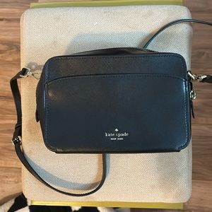 Kate Spade Medium Sized Cross Body - Black Leather